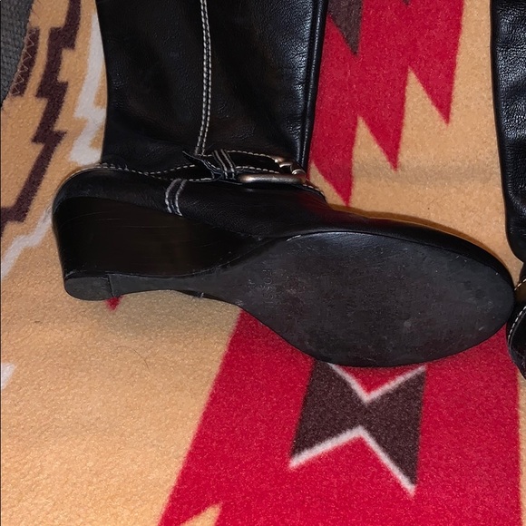 Black fossil tall boots - Picture 4 of 8